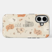 おばけのかわいいハロウィンiPhone 16 カスタムケース Case-Mate iPhoneケース (裏面 (横))