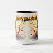 おばけのかわいいモダンハロウィンコレクション マグカップ (中央)