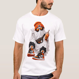 おばけのストリートファッション - ハロウィンの気分 Tシャツ