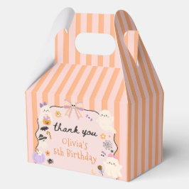 おばけのハロウィンお誕生日パーティーお菓子箱 フェイバーボックス