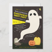 おばけのハロウィンパーティー招待状 招待状 (正面)