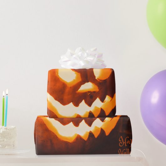 おばけのハロウィン かわいいお化け ラッピングペーパー (パーティーギフト)