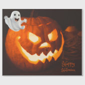 おばけのハロウィン かわいいお化け ラッピングペーパー (フラット)