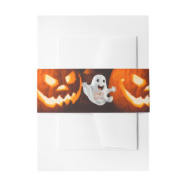 おばけのハロウィン かわいいお化け 招待状ベリーバンド
