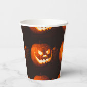 おばけのハロウィン かわいいお化け 紙コップ (裏面)