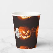 おばけのハロウィン かわいいお化け 紙コップ (正面)