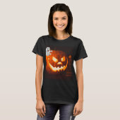 おばけのハロウィン かわいいお化け Tシャツ (正面フル)