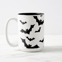 おばけのハロウィン コウモリ柄のデザイン