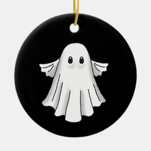 おばけのハロウィン セラミックオーナメント (正面)