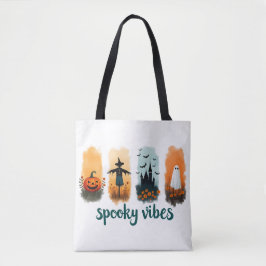 おばけのハロウィン ヴィンテージ トートバッグ