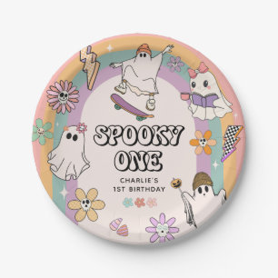 おばけのハロウィン 初めての誕生日パーティー ペーパープレート