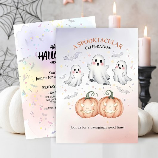 おばけのハロウィン 招待状