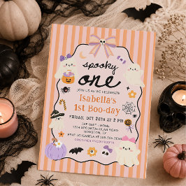 おばけのハロウィン 誕生日 招待状