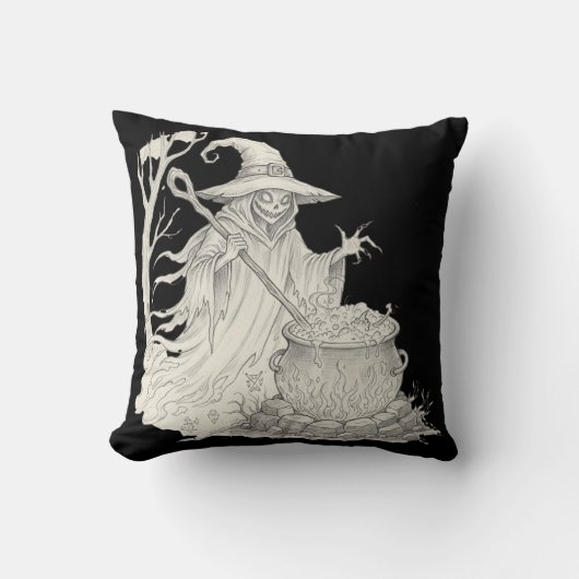 おばけのハロウィンTシャツ クッション (正面)