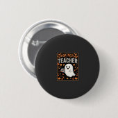 おばけのハロウィーン教師 スプクタクラー デザイン1 缶バッジ (正面&裏面)