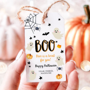 おばけのブー ハッピー ハロウィン プレゼント 誕生日 ギフトタグ
