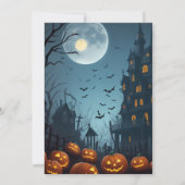 おばけの大人ハロウィンパーティー 招待状 (裏面)