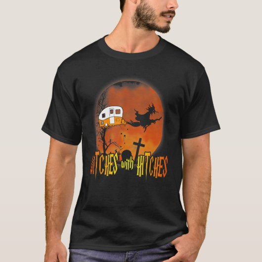 おばけの女たち ハロウィン Tシャツ (正面)
