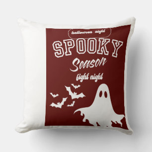 おばけの季節のゴーストとコウモリのハロウィンスローピロー クッション
