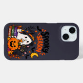 おばけの季節のゴーストと黒猫 |  Case-Mate iPhoneケース (裏面 (横))