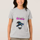 おばけの季節の魔女、 トライブレンドTシャツ (正面)