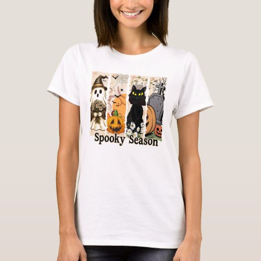 おばけの季節ハロウィンTシャツ Tシャツ (正面)