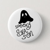 おばけの季節 かわいいお化け ハロウィンボタン  缶バッジ (正面)