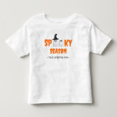 おばけの季節 - かわいいハロウィンの子供服 トドラーTシャツ (正面)