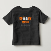 おばけの季節 - かわいいハロウィンの子供服 トドラーTシャツ (正面)