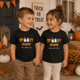 おばけの季節 - かわいいハロウィンの子供服 トドラーTシャツ