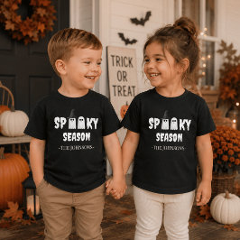 おばけの季節 - かわいいハロウィンの子供服 トドラーTシャツ