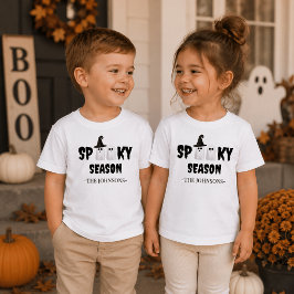 おばけの季節 - かわいいハロウィンの子供服 トドラーTシャツ