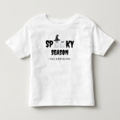 おばけの季節 - かわいいハロウィンの子供服 トドラーTシャツ (正面)