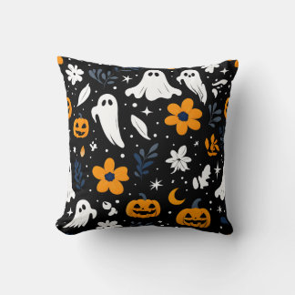 おばけの幽霊とかぼちゃのハロウィンピロー クッション