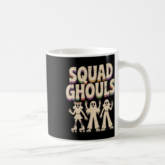 おばけの幽霊のチーム Funny Halloween 3 コーヒーマグカップ (右)
