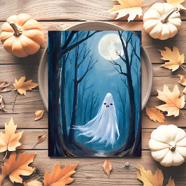 おばけの幽霊 | ハッピーハロウィン 幽霊の森 シーズンポストカード