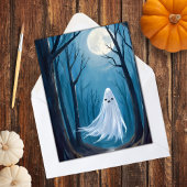 おばけの幽霊 | ハッピーハロウィン 幽霊の森 シーズンポストカード
