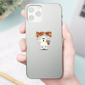 おばけの気持ち悪い雰囲気 シール (スマートフォン)