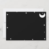 おばけの男の子の誕生日パーティーの写真にお礼のカード サンキューカード (裏面)