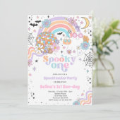 おばけの1歳ハロウィンパーティー 招待状 (スタンド正面)