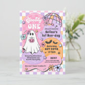 おばけの1歳ハロウィンパーティー 招待状 (スタンド正面)