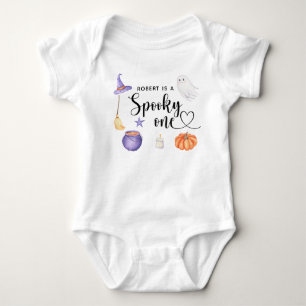 おばけの1歳ハロウィン 誕生日パーティー ベビーボディスーツ