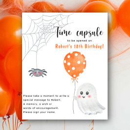 おばけの1歳 ハロウィンのタイムカプセル ポスター