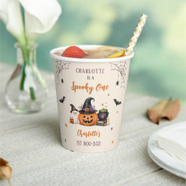 おばけの1歳 ハロウィン バースデー 女の子 紙コップ