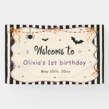 おばけの1歳 ハロウィン 誕生日おめでとう