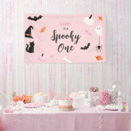 おばけの1歳 ハロウィン 誕生日 ガールズ ゴースト 横断幕