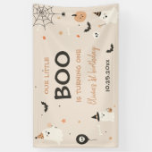 おばけの1歳 ハロウィン 誕生日 ガールズ 横断幕 (縦)