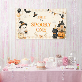 おばけの1歳 ハロウィン 誕生日 ガールズ 横断幕