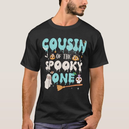 おばけの1歳 誕生日 ハロウィン おじょうだい ボーイ Tシャツ (正面)
