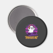 おばけのDJハロウィンビートデザイン_1 マグネット (正面/裏面)